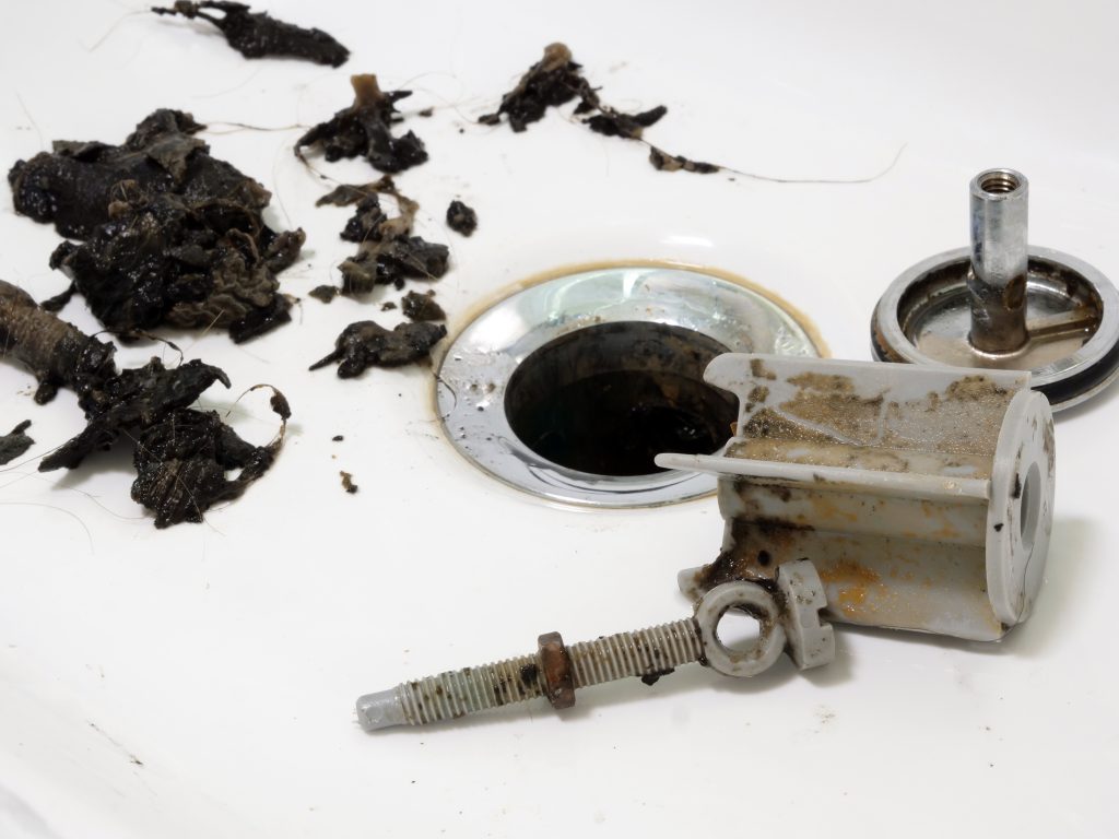 clogged drain